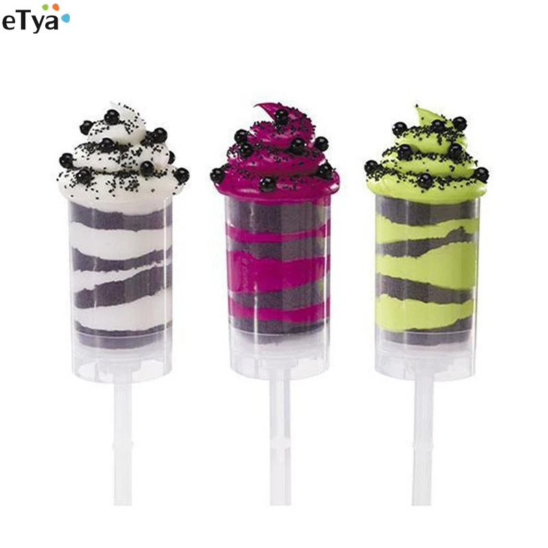 

10pcs/lot Cake Push Up Pop Containers Shooter Push Up Cakes for Birthday Party Drop Shipping