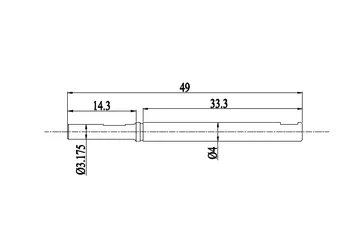 

3PCS Gleagle`s Motor Shaft for 450 1700KV 510w Brushless Motor