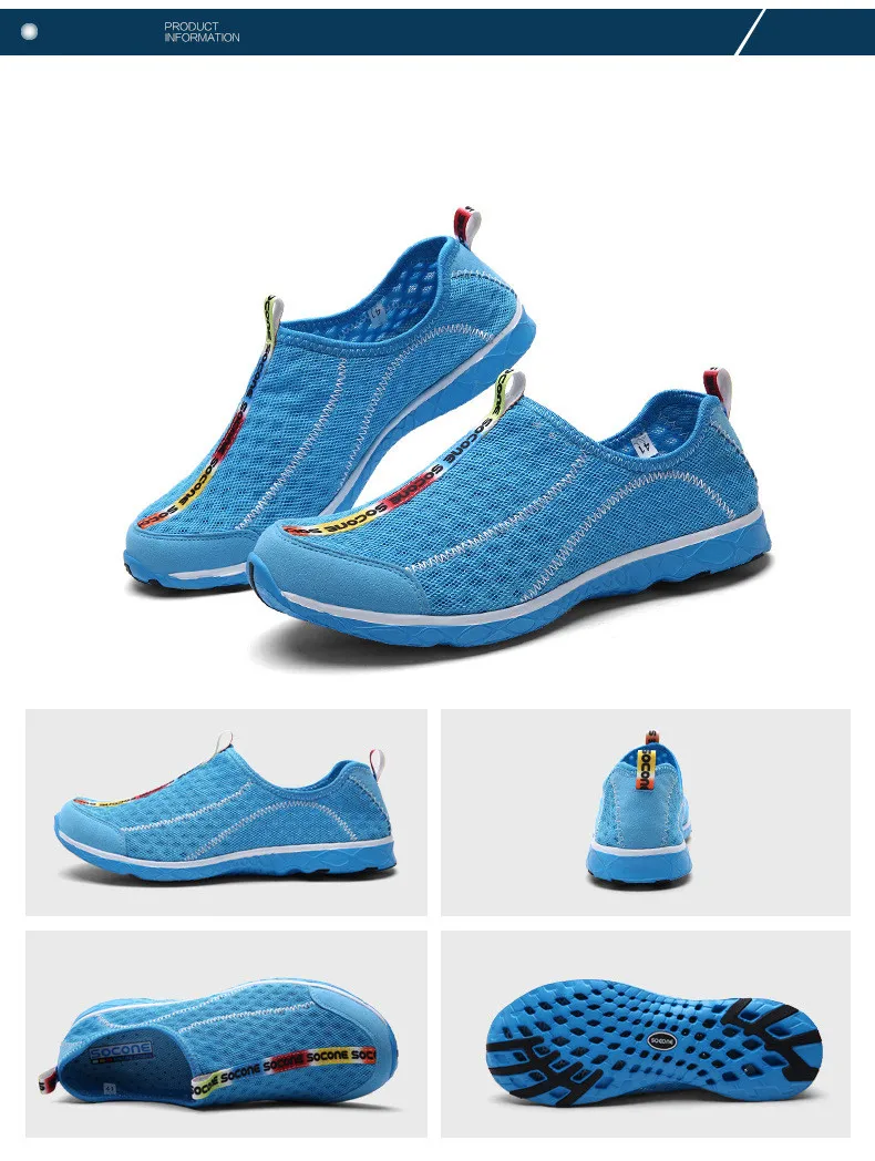 Sapatas de Água ao ar Livre dos Homens do Aqua Sapatos de Água para as Mulheres Sapatos de Esportes Tênis de Caminhada dos Homens Respiráveis 16 Sapatos de natação