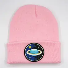 LDSLYJR Синяя Звезда вышивка утолщенная вязаная шапка зимняя теплая шапка Skullies шапка бини шапка для мужчин и женщин 80