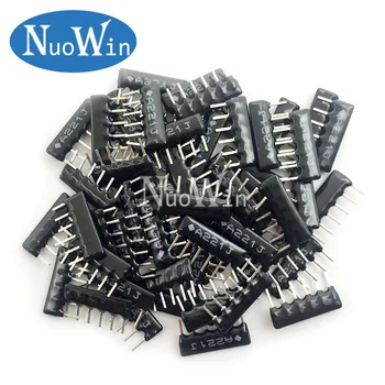 

200pcs DIP exclusion Network Resistor array 6pin 330 1K 4.7K 10K ohm