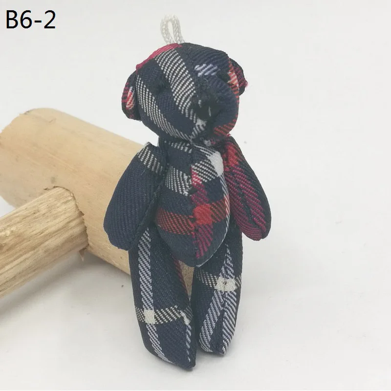 6cm cloth grid lv bear B6-2