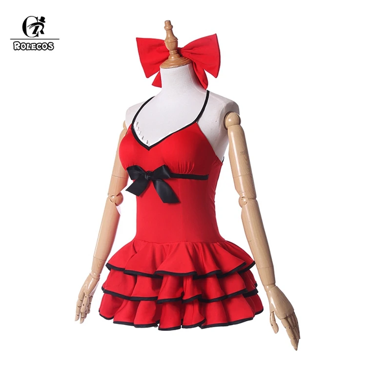ROLECOS Fate EXTRA косплэй костюм сабля nero, для косплея сексуальное красное платье для женщин купальник бикини