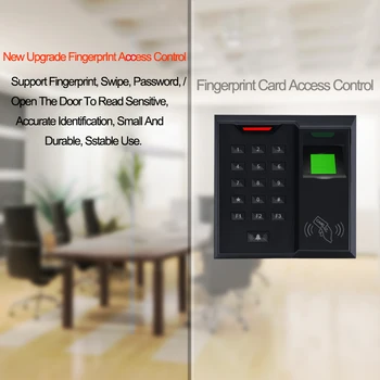 Eseye Fingerprint Access Control System Proximity Card Reader Security Door Bell For Door Access Controller Machine two door access control panel rfid access control board tcp ip double door security access controller rfid slave reader
