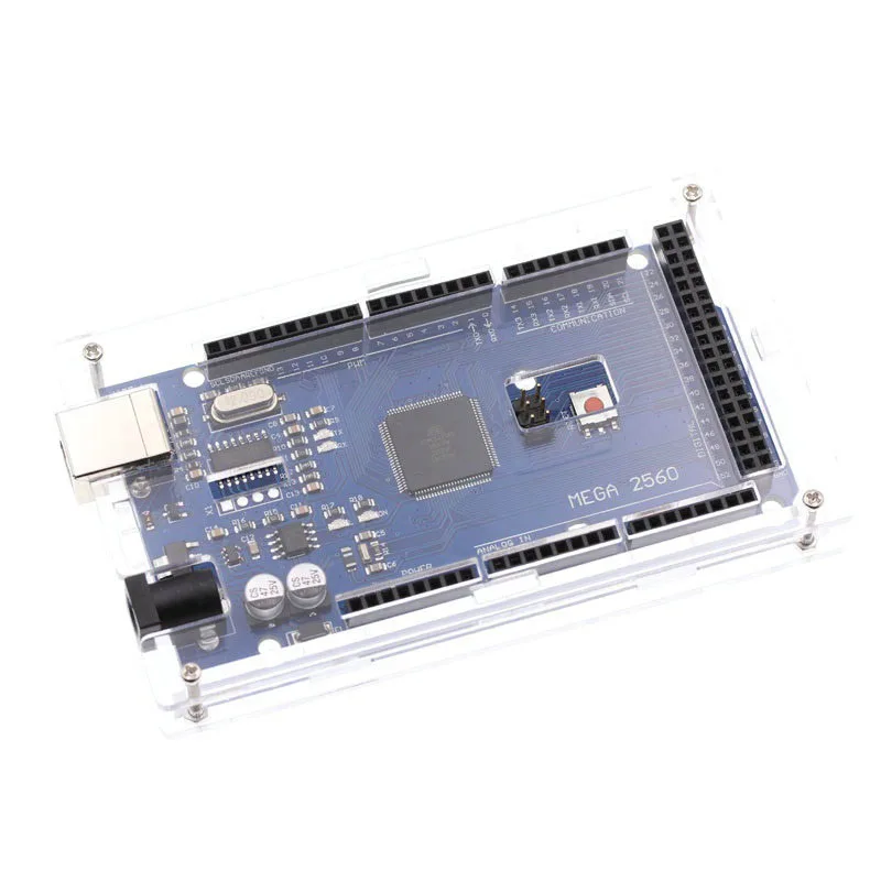 Enclosure Transparent Gloss Acrylic Box Compatible for arduino Mega 2560 R3 Case