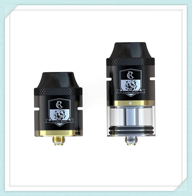 Оригинал ijoy combo rdta бак огромный пара электронная сигарета распылитель 25 мм диаметр 6.5 мл электронной жидкости емкость предварительно производства катушки