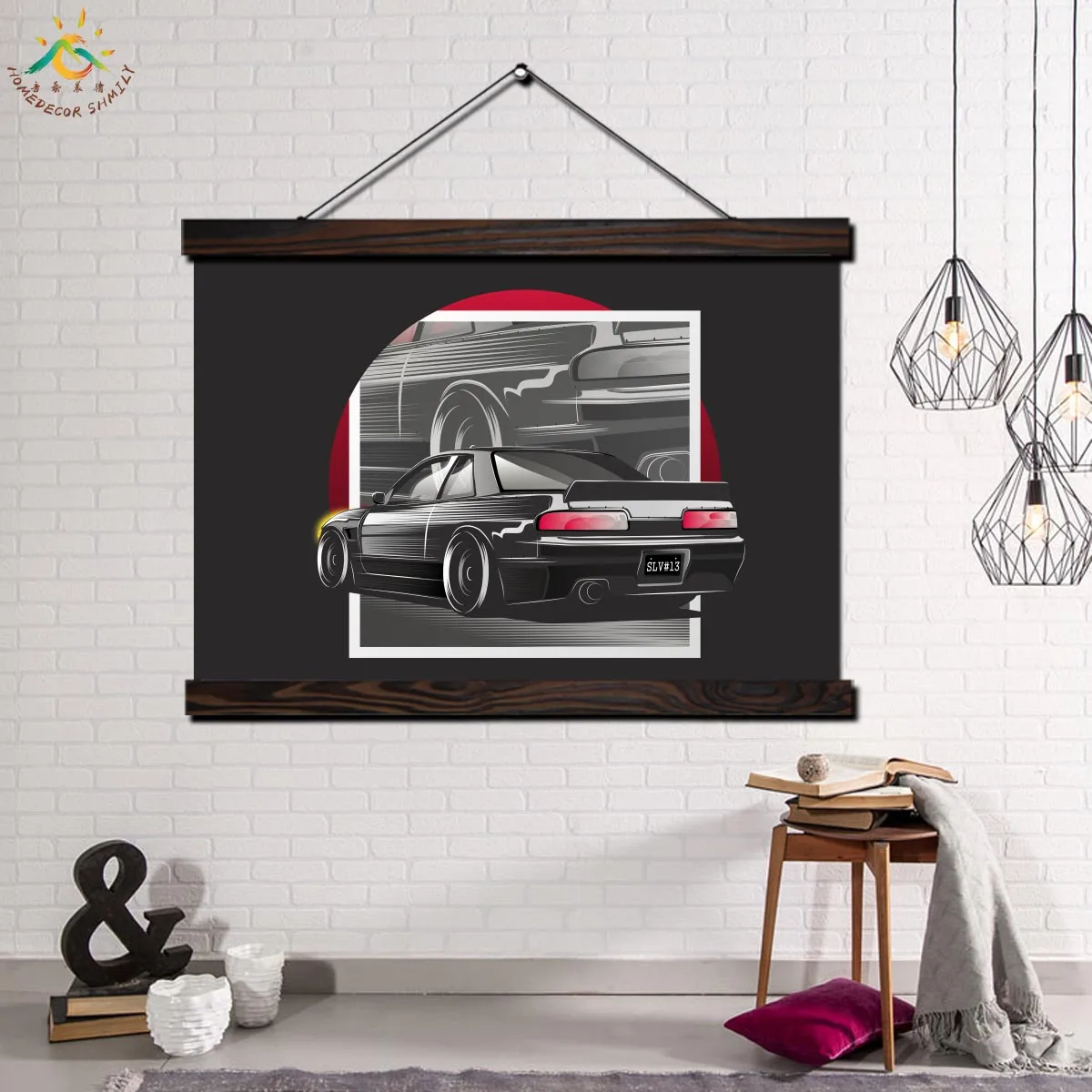 

Japanese Sports Car Nissan Wall Art Canvas Prints Painting Frame Scroll Painting Poster Decorative Picture Art Print Wall Poster