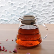 600 мл Стекло чайник Цветочный чай pots Drinkware высокая термостойкость кофе чай инструменты подарок