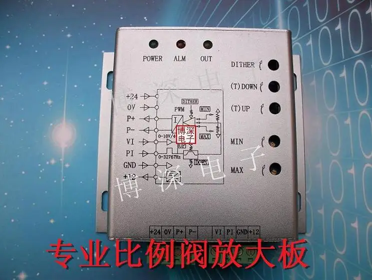 Electro-hydraulic Proportional Valve Amplifier for Pressure Flow Magnifying Plate Electro-hydraulic Proportional Valve Amplifier for Pressure Flow Magnifying Plate