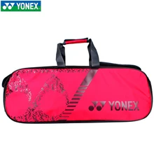 Оригинальная сумка для ракетки для бадминтона Yonex, сумка для тенниса, спортивная сумка, сумка для спортзала, 6 шт., мужская и женская сумка, 3926