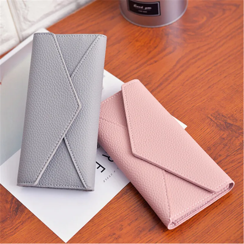 

Long Wallet Women Purses Fashion Coin Purse Card Holder Wallets Female High Quality Clutch Money Bag PU Leather Wallet