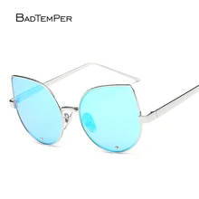 Badtemper Ojo de Gato gafas de Sol de Mujer de Marca de Oro Rosa Ray Óculos gafas de Sol Gafas de Sol Gafas de Sol Hombre Mujer Accesorios