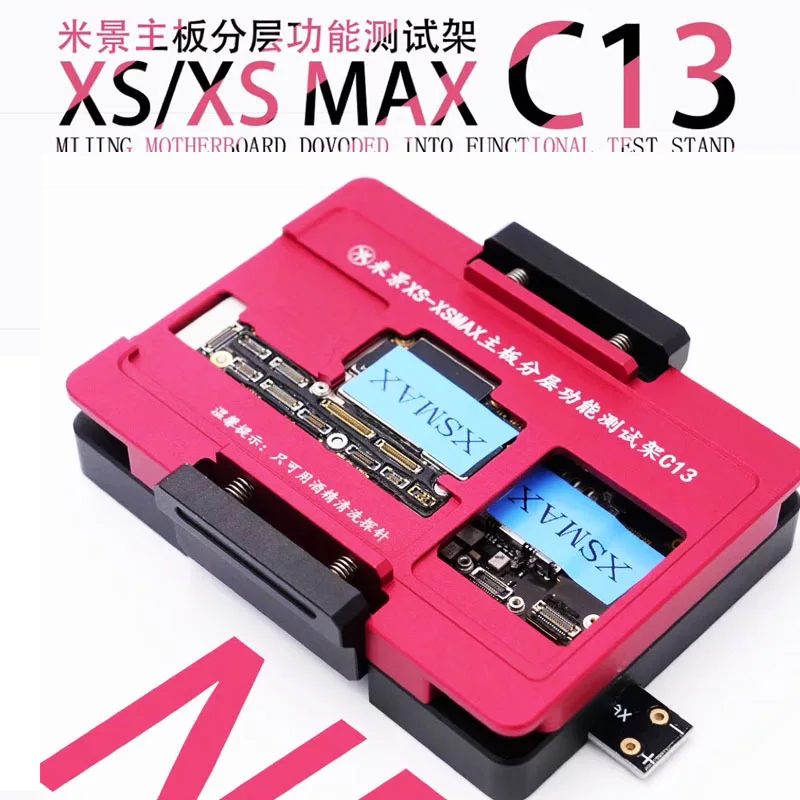 

Mijing C13 C11 For Iphone X Xs/xs Max Board Function Testing No Meed Welding Upper Lower Main Board Tester Maintenance Fixture