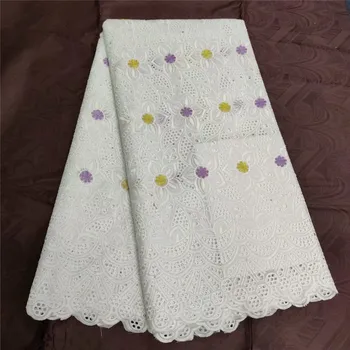 

New Arrival African French Dry Lace For Women High Quality Nigerian Lace Fabric Swiss Voile Lace Fabric In Switzerland L4-69