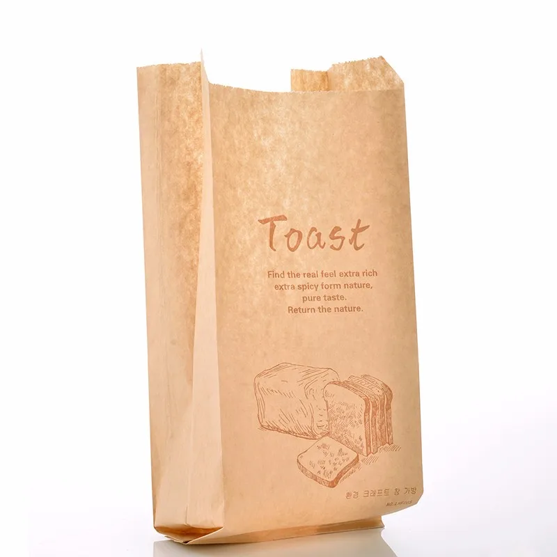 100 шт./лот 29.5x12x8.5 см тост крафт-бумаги, пакеты для упаковки французский хлеб мешки DIY выпечки сумка
