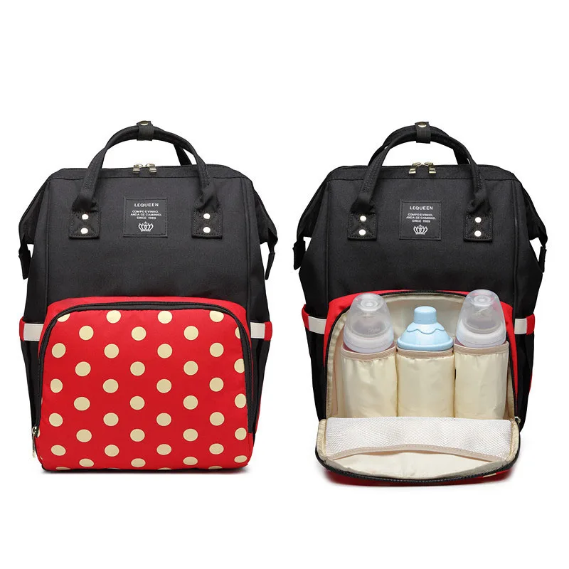 

Baby Diaper Bag Fashion Mummy Maternity Nursing Backpack Travel Nappy Bags Waterproof Wet Bag For Baby Care