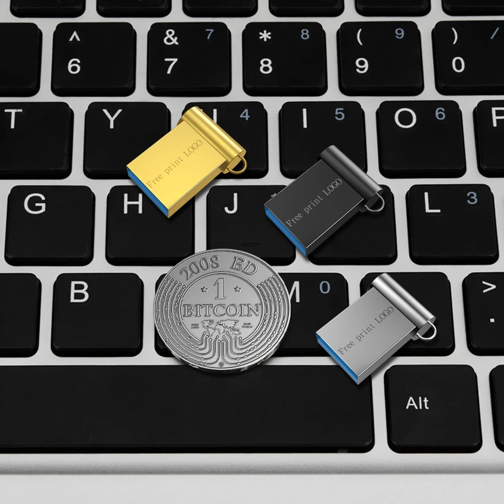 Super Mini Usb Flash Drive 32GB 16GB 64GB 128GB Pen Drive 4GB 8GB USB 3.0 Flash Memory Stick Metal Pendrive Waterproof Usb Stick (8)