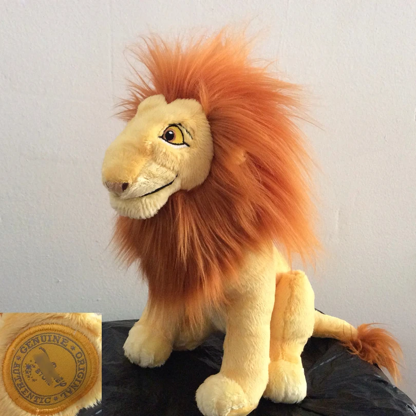 

1pcs Sitting height 32cm Original Cartoon The Lion King Simba Adult Simba plush toy soft boy doll for kids gift