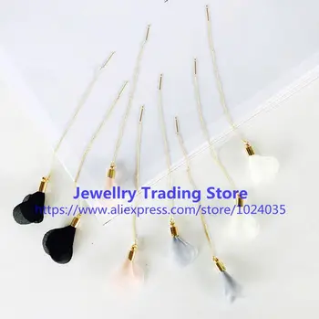 

200 Pair/lot Fashion Design Flower Earrings Sweet Big Circle With Round Bead & Shell Earrings For Women Jewelry eh17061002