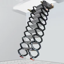 Прямая с фабрики регулируемая высота складная лестница высокого качества легкий титан магниевого сплава выдвижные лестницы