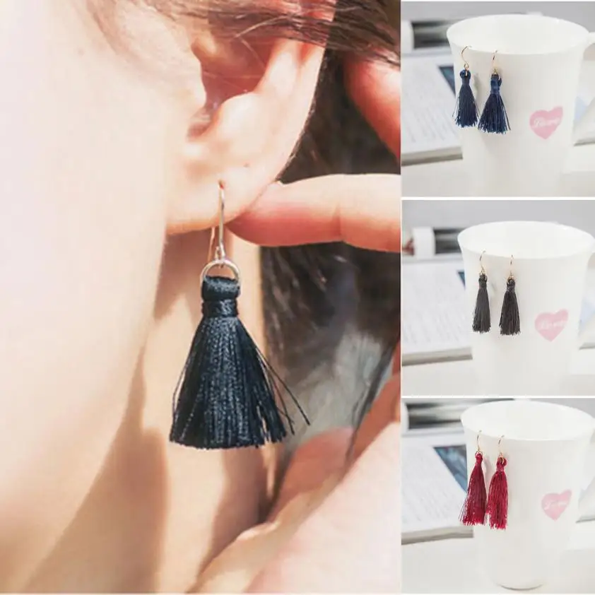 

Stylish Bohemian Earrings Oorbellen Women Long Tassel Fringe Dangle Earrings Attractive Pendientes Nice Trinket Ornaments Bijoux