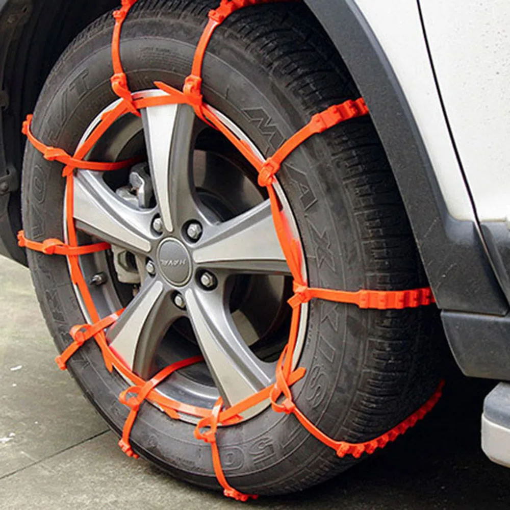 

10Pcs/lot Car-styling KAKUDER Spikes For Tires 10Pcs Winter Snow Chains for Car Mud Wheel Tyre Thickened Tire Tendon td1129