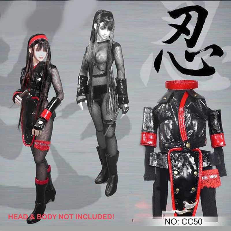 

1/6 Japanese Female Ninja Clothes with Gloves