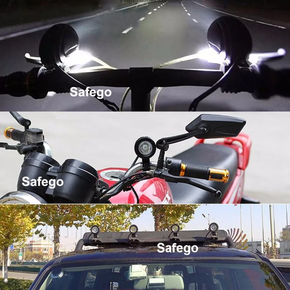 Светодиодная фара рабочего света Safego 4 шт. 10 Вт 12 В 700 лм|beam spot|beam ledbeam light |