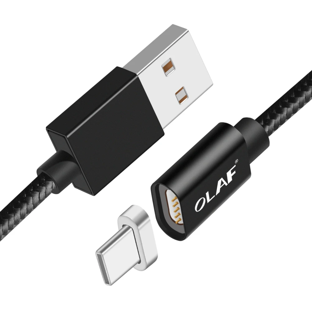 Олаф магнитное зарядное устройство usb type C Micro USB кабель провод для быстрой зарядки штекер type-C Магнитный кабель для iPhone samsung Xiaomi huawei