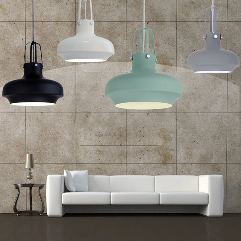 Modern Loft Nordic hanging aluminum Pendant Lamp lamparas Fixtures E27 LED pendant Lights for Kitchen bedroom Cafe living room Modern Loft Nordic hanging aluminum Pendant Lamp lamparas Fixtures E27 LED pendant Lights for Kitchen bedroom Cafe living room