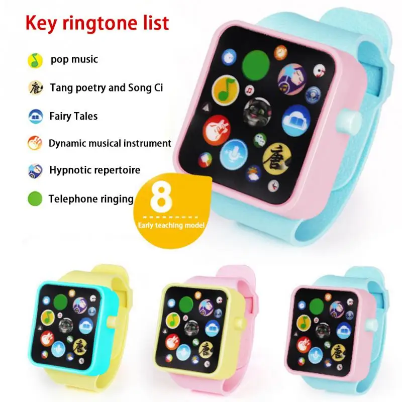 

Kids Watch Children Smart Clock 3D Touch Screen Wristwatches Early Education Touch Screen Adjustable Smart Watch Easy Operation