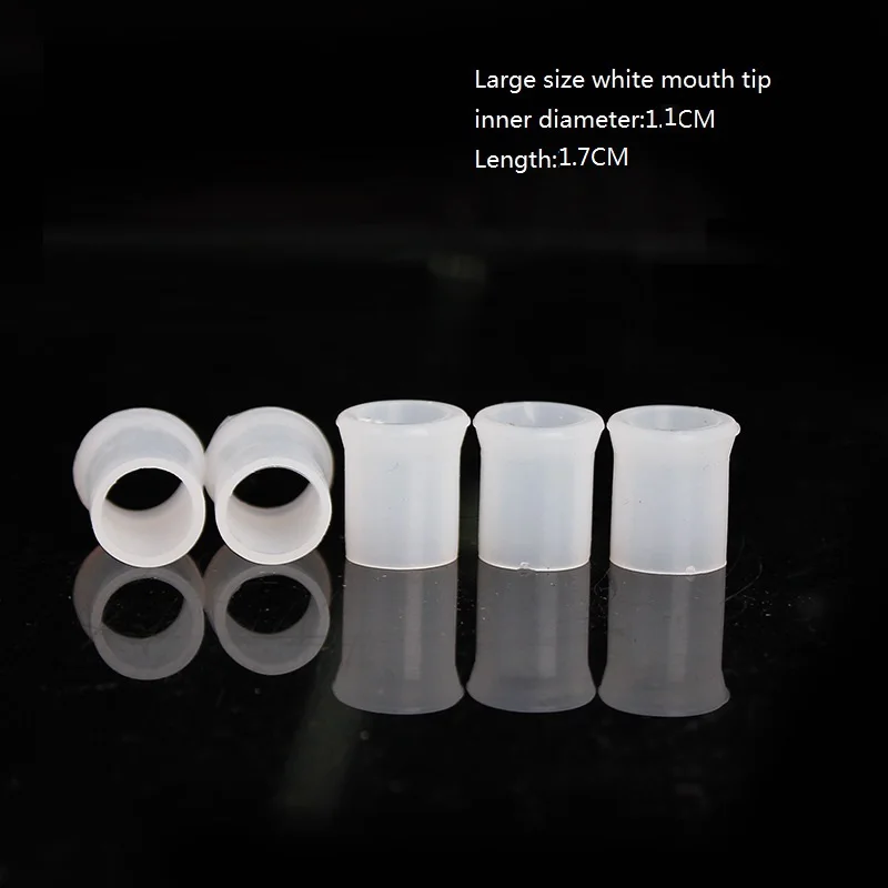 

500pcs tobacco pipe Mouth tip Grip herb smoking pipe silicone mouthpiece soft Protective Sleeve Rubber Mouthpiece Soft Pipe stem