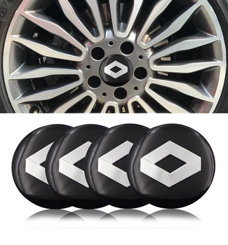 

4pcs/lot 56.5mm Car Rim Cover Decal Wheel Center Hub Cap Sticker for Renault Wheel Clio Megane Laguna Scenic TwinGo Emblem Badge