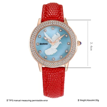 

Fashion Brand Women Waterproof Wristwatch Leather Watch Casual Quartz Watch reloj mujer Woman Diamonds Business Dress Watch