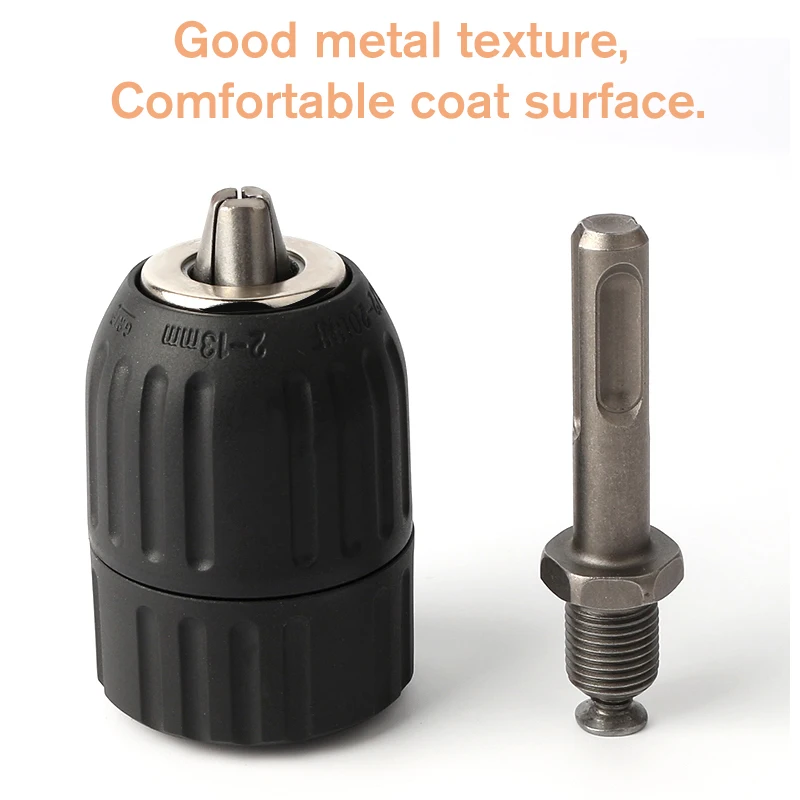 

2-13MM Professional Drill Chuck Keyless Drilling Quick Change Bit Adapter Converter SDS Adaptor Hardware Tool Accessories