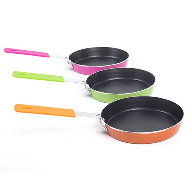 

14CM/16CM Non-stick Egg Crepe Griddles Grill Mini Breakfast Maker Aluminum Alloy Cooking Pot Omelette Pancake Pan For Gas Stove