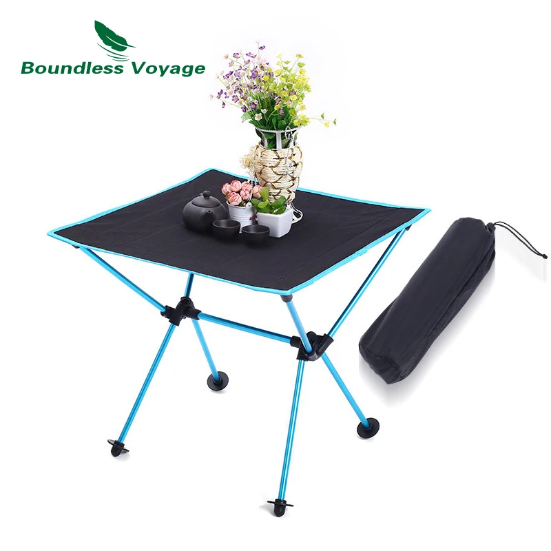 

Boundless Voyage Outdoor Camping Portable Folding Table Oxford Cloth Leisure Table for BBQ Picnic