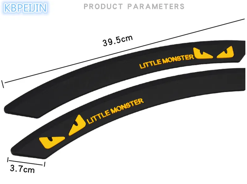 2 шт. стайлинга автомобилей колеса для бровей предотвращения столкновений полосы наклейки для DACIA logan duster sandero lodgy sandero dokker mcv аксессуары