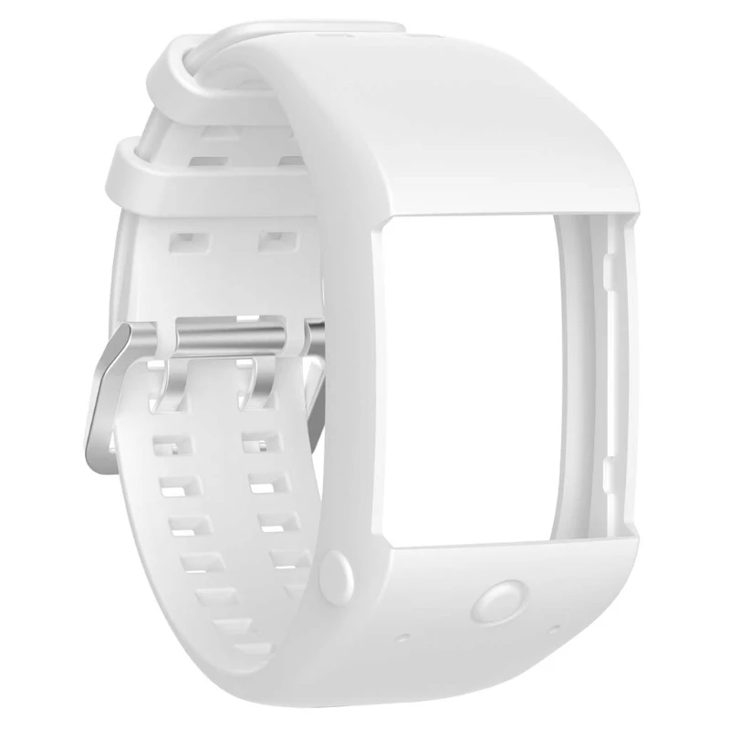 Силиконовый ремешок для часов Браслет замена для Polar M600 gps часы - Цвет: White