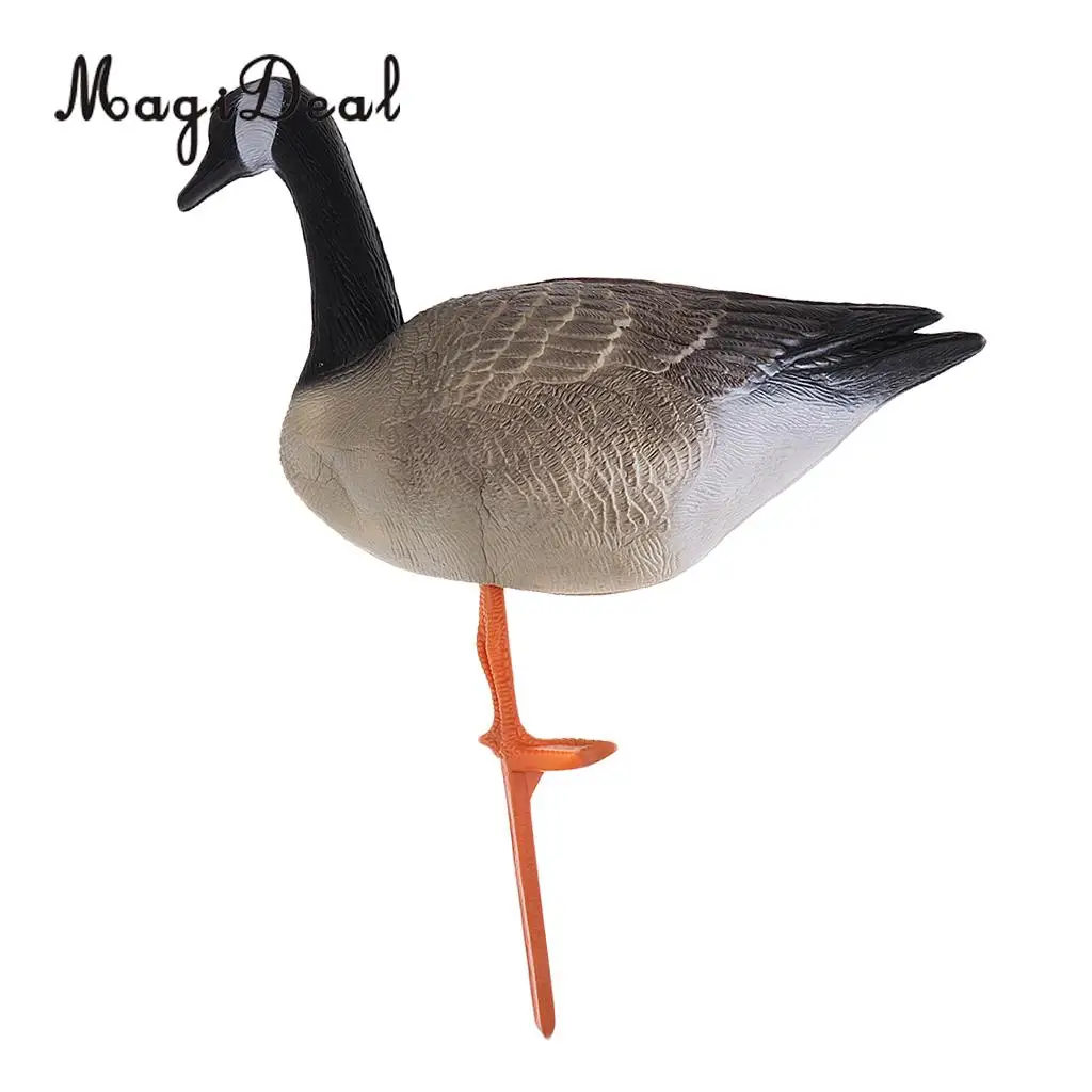MagiDeal New Lifelike XPE Simulation Bait Goose for Outdoor Hunting Decoy Gaming Lawn Garden Backyard Ornament 3 Differ Goose 