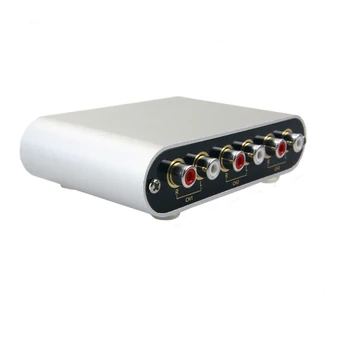 

3 input 1 out pre amp three audio input two output adjustable volume microcomputer control crossover audio ,audio input selector