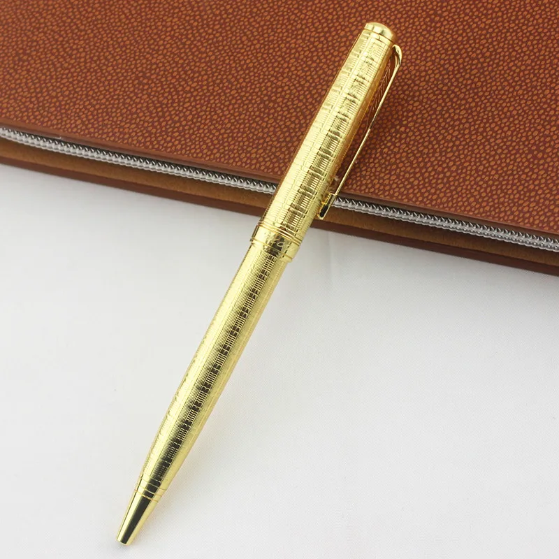 

Luxury quality Golden engraving Senior Gift pens Student school Business office Ballpoint Pens New