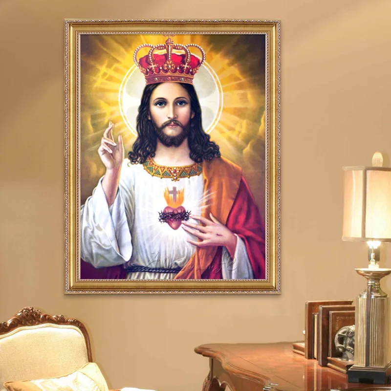 12x18 inch frame nz Art Giclee Heart Home Jesus Christ Painting Print Sacred