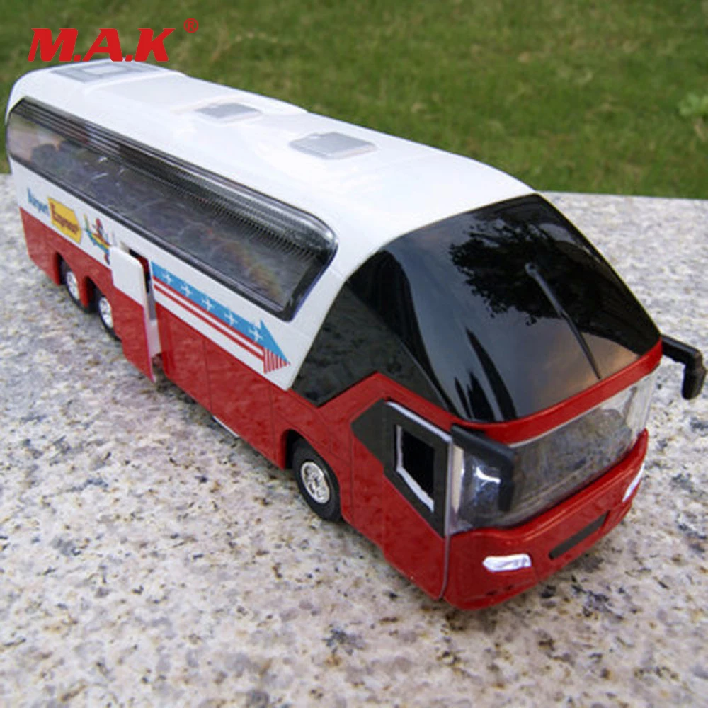 red tour bus toy