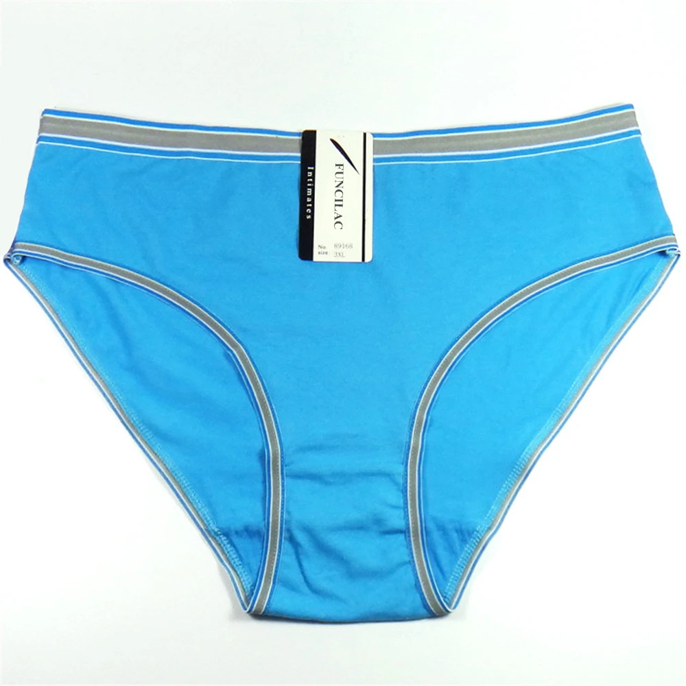 FUNCILAC Cotton women's lace briefs sexy low-rise dot print panties Ladies briefs Cotton Briefs underwear Plus Size 2xl 3xl 4xl