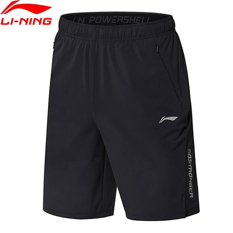

Li-Ning Men Training Knit Sport Shorts Nylon 79% Spandex 21% Regular Fit LiNing breathable Sports Shorts AKYN007 MKD1522