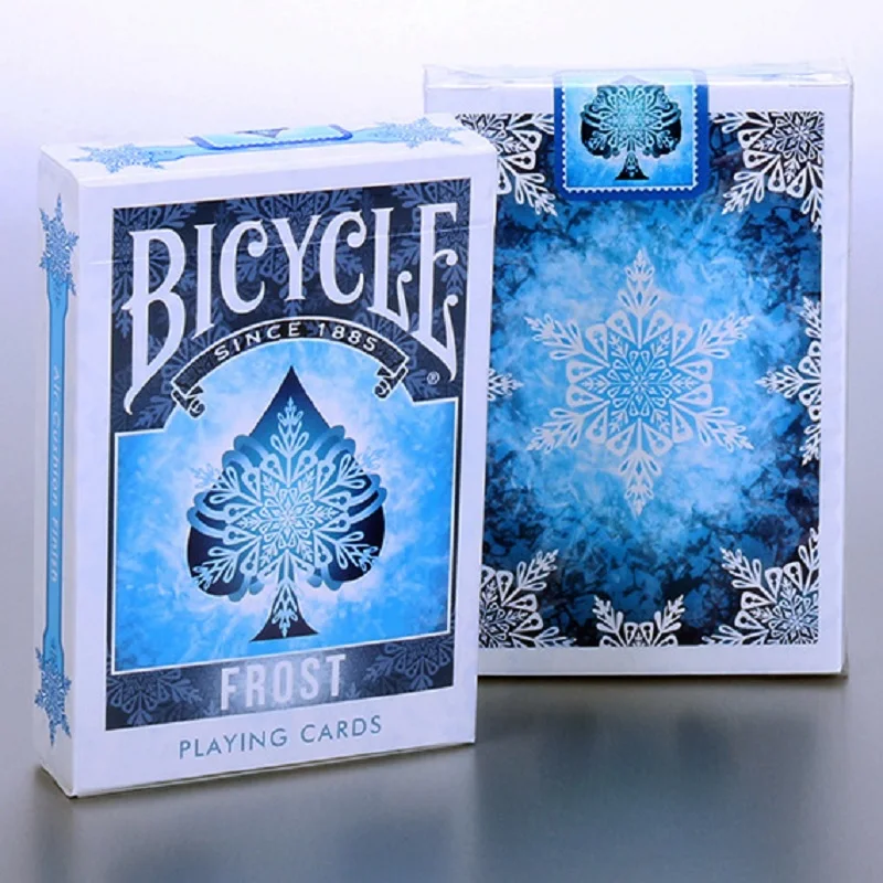 

Bicycle Frost Deck Playing Cards Magic Cards Magic Props Poker Close Up Stage Magic Tricks for Professional Magician Free Ship