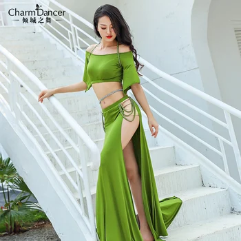 

2019 new Bellydance Costume Hot Sale Woman Belly Dance long skirt set Top &belly dance skirt ZM242