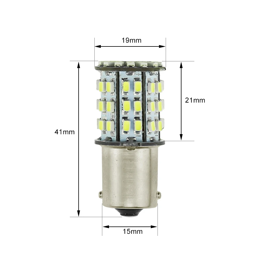 YCCPAUTO 1156 1157 T20 T25 светодиодный 1206 64SMD авто тормоз светильник задний фонарь заднего хода Поворотная сигнальная лампа BA15S BAY15D 7440 7443 3156 3157