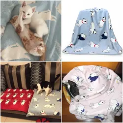 Различные Флисовое одеяло s для кошки бультерьер бульдог постельные матрасы дом товары кошек коврик для собак крышка диван кровать